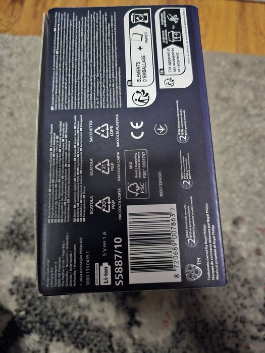 Vand aparat de ras sigilat philips s5887/10