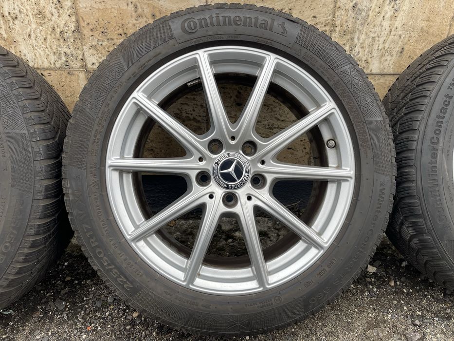Jante 17 Mercedes C Class CLA W205 W206 Anvelope 225 50 R17 M+S