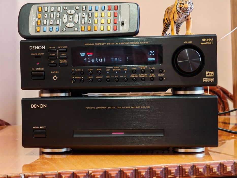 Denon AVR-F100/POA-F100 Luxury Series. Sunet de calibru. Preț fix !