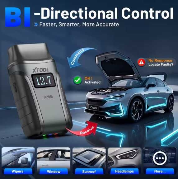 Tester / Diagnoza Auto XTool A30M 2026 Bluetooth cu Licenta pe viata