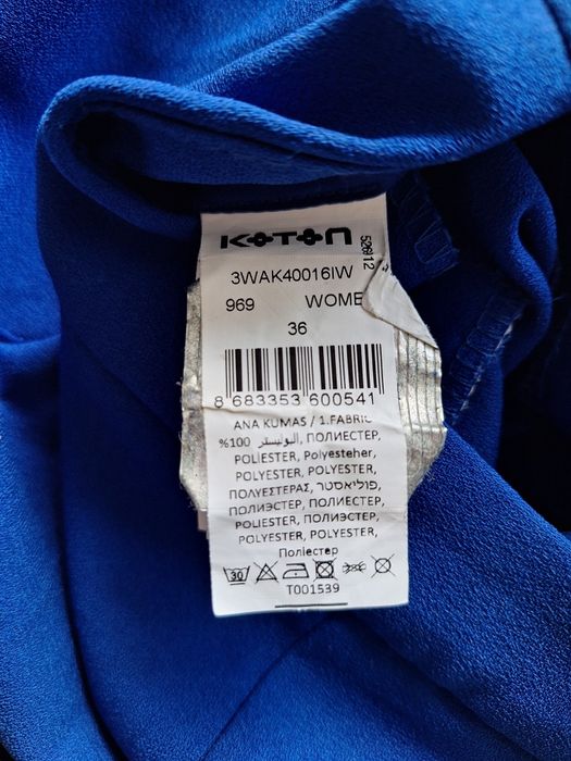 Pantaloni office albastri Koton