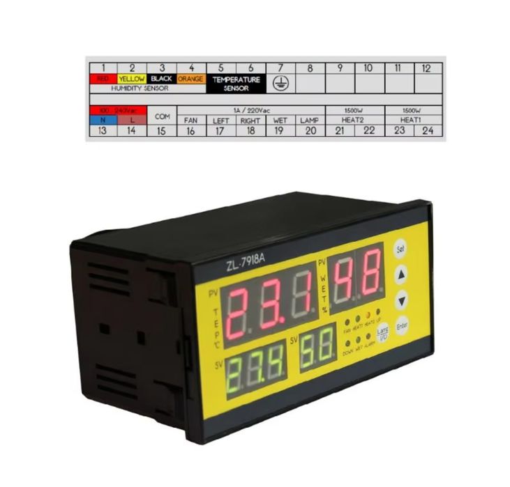 Професионално управление за инкубатор, термостат, терморегулатор