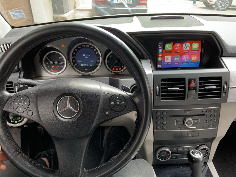 Задна камера и Carplay Mercedes W204 W212 монтиране Fakra AndroidAuto