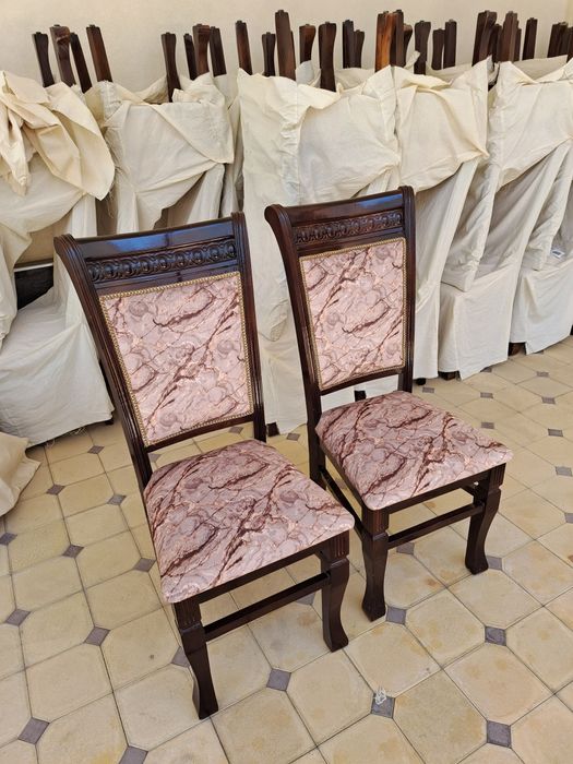 Стулья и столы (прямоугольные, круглые)