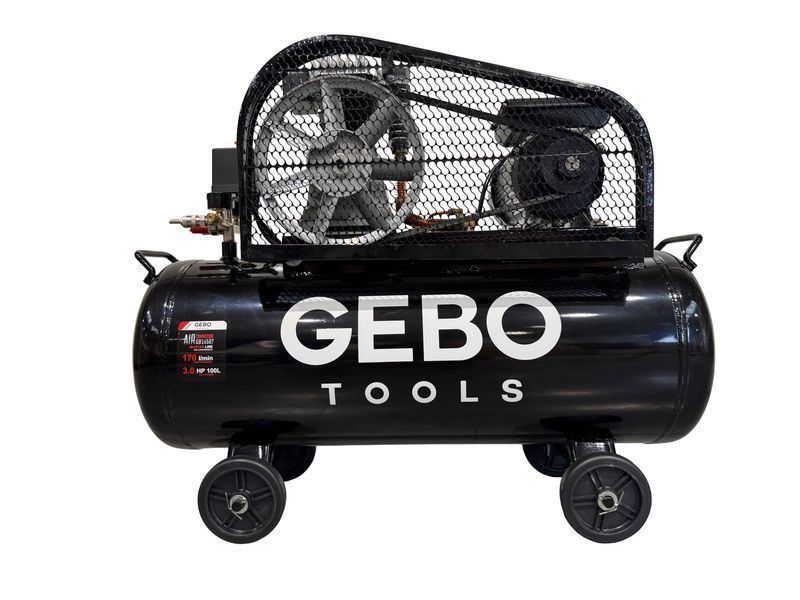 Въздушен компресор 100 л 3нp 220v gebo tools