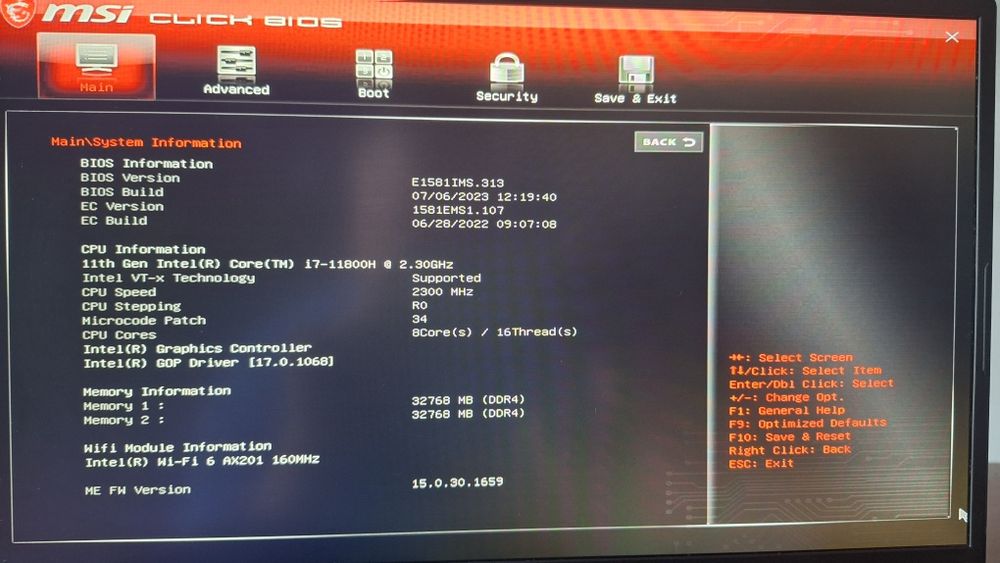 MSI Katana GF66-11UG