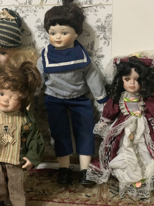 Papusi de portelan 30-45 cm baieti