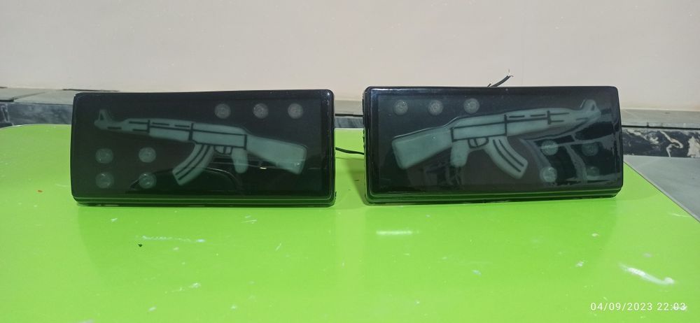 Ваз 2107 учун КАЛАШНИКОВ 47 дизайнида тюнинг стоп.  3Д ку́ринишда.