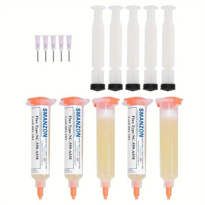 Паяльная паста 10cc RMA223 и NC-559-ASM