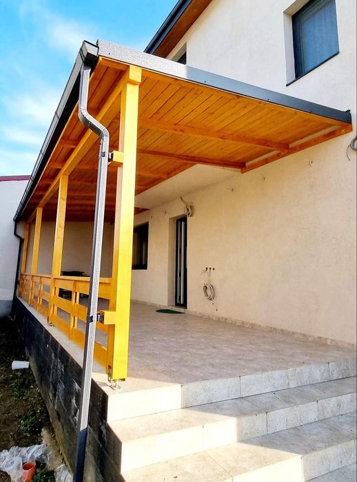 Vând foișor Terase din lemn -foișoare la comanda -pergole modele moderne -leagăne din lemn sau metal -gard confecționat din lemn -asteriala (plata) di