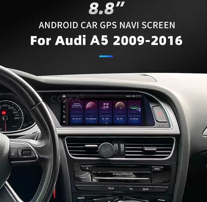 Мултимедия за Audi A5 Двоен дин Android Ауди А5 навигация MMI 2DIN