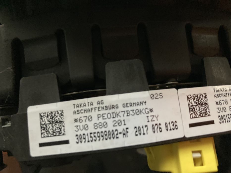 Airbag Skoda Octavia 3 superb 3 airbag volan 2013 - 2019