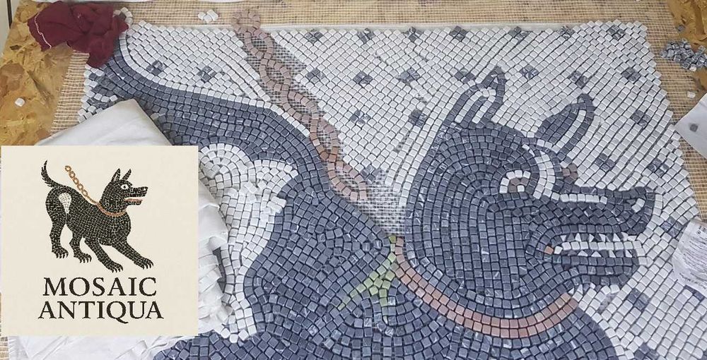 Антична мозайка "Cave Canem"