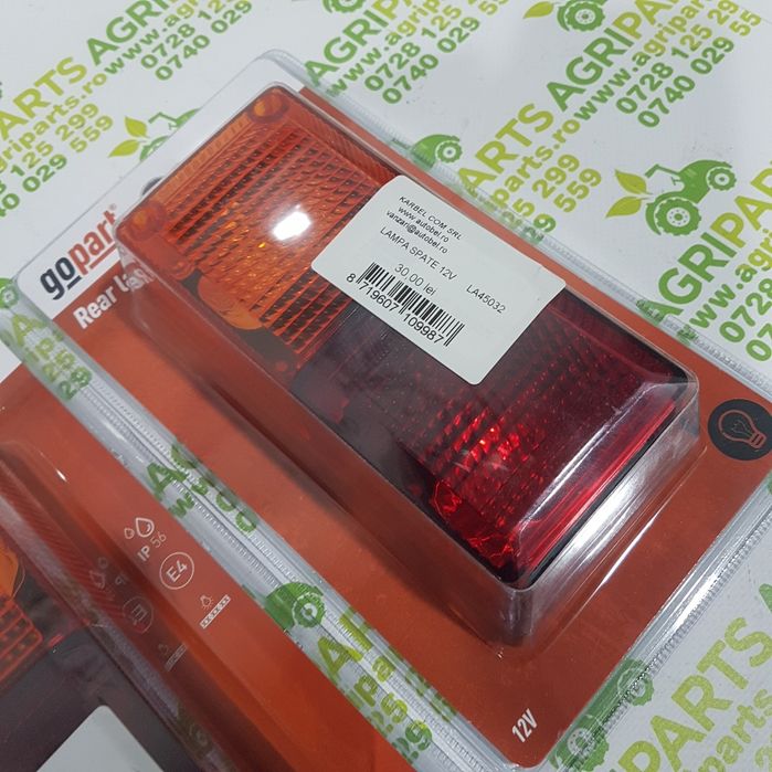 Lampa spate remorca si alte utilaje agricole, tractoare