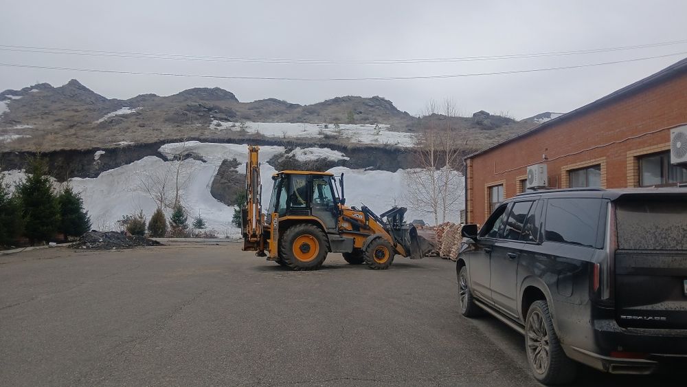 Услуги экскаватора погрузчика