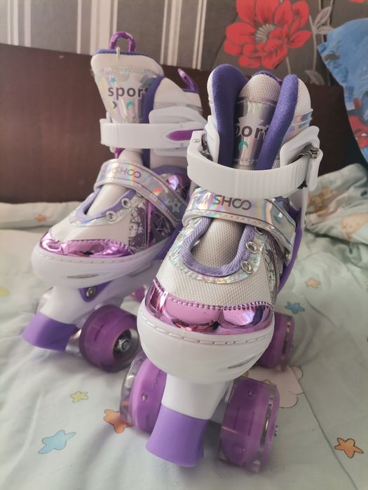 Светещи ролкови кънки за момиче
