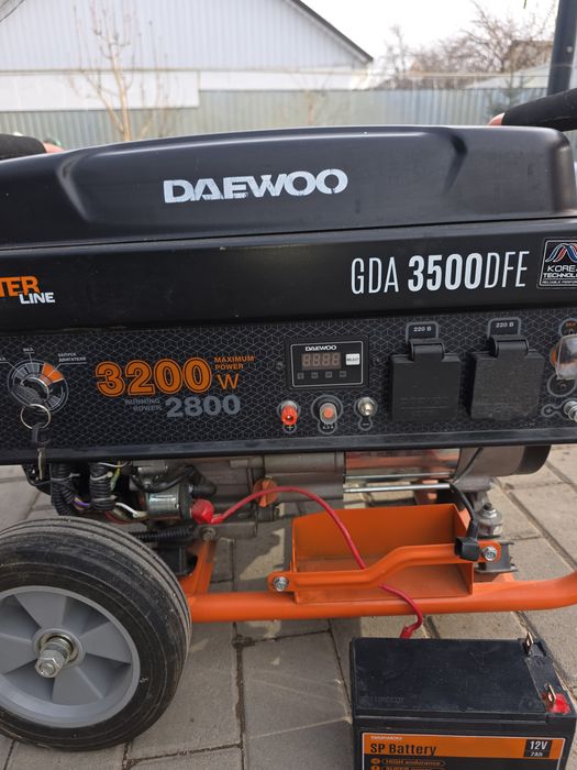 Генератор Daewoo 3 КВт газ/бензин