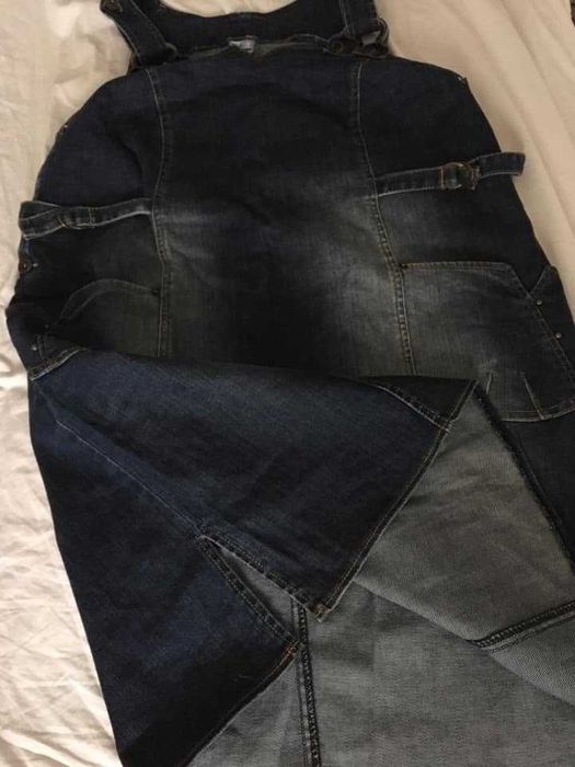 Дънкова рокля с джобове