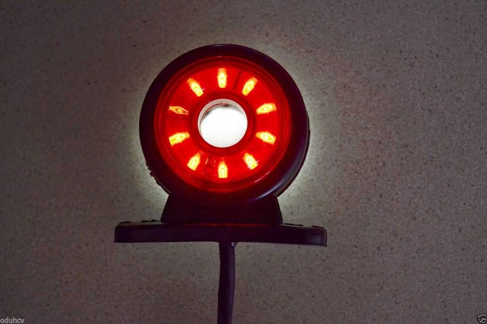 1 бр. LED ЛЕД рогчета габарити 12-24V за кола бус ремарке камион