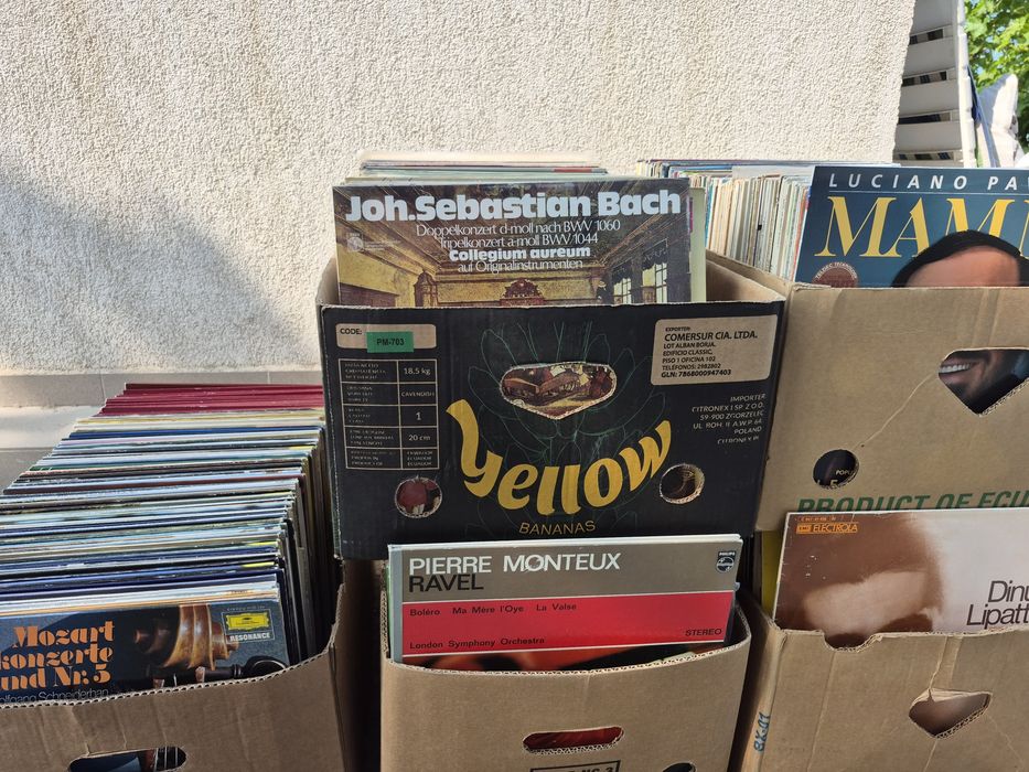 Vând din stocul de 2000lp Discuri Vinil muzica clasica ,lot 100,200lp