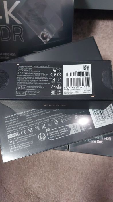 Видеорегистратор 4k 70mai Dash Cam A810-2 + задняя камера RC12