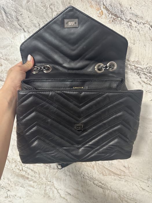 Чанта от естествена телешка кожа Isabella Rhea