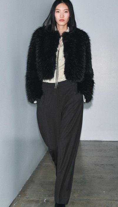 Модерни палта с косъм Zara