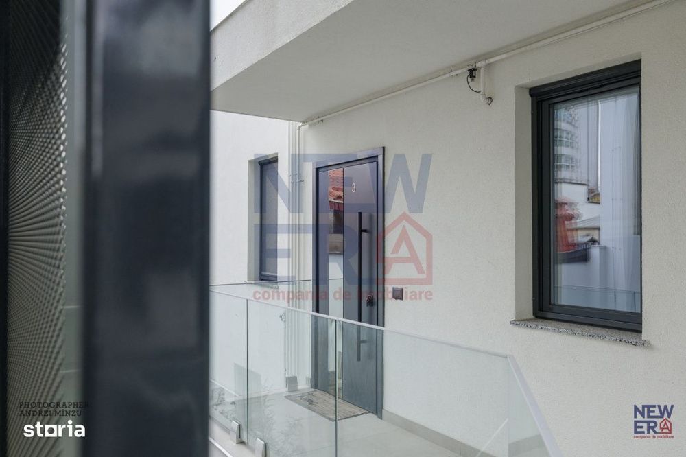 Apartament  NOU 3 camere cu terasa 10 mp in bloc boutique, zona Herest