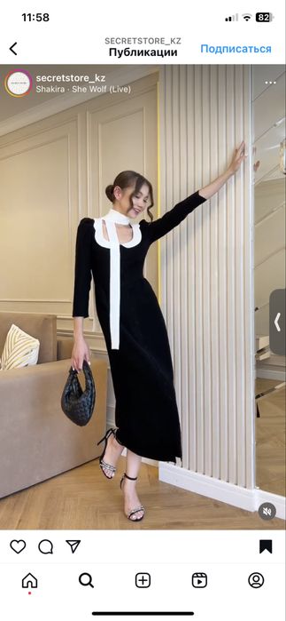 Платье  вечернее черное