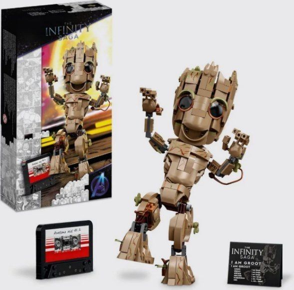 Конструктор "MARVEL. Я Есть Грут" (475 деталей)