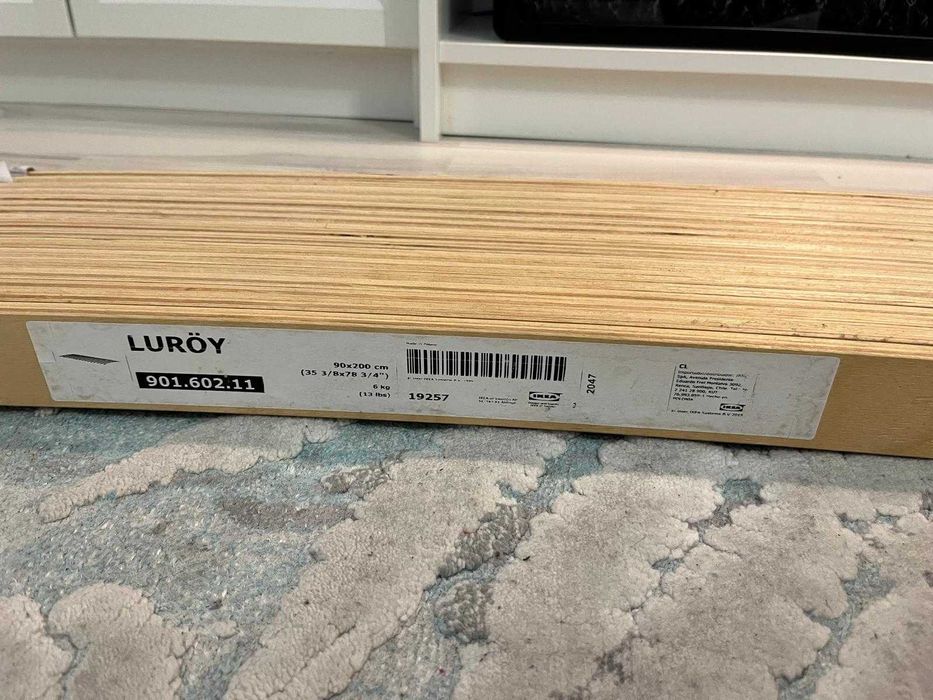Vand Saltea Ikea 90x200 + Somiera + Topper - Ca noua !