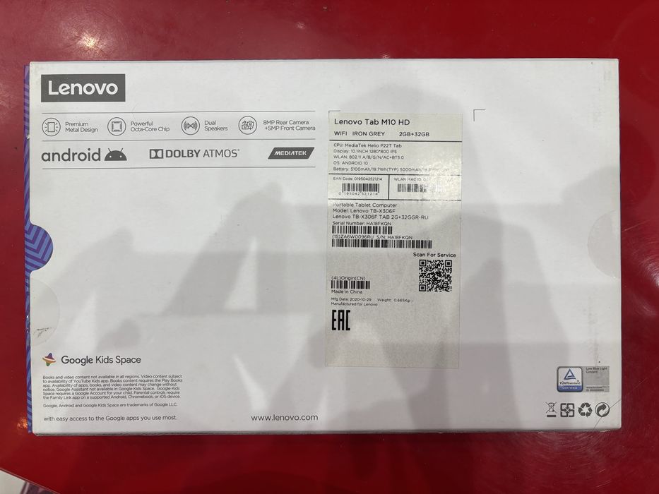Планшет Lenovo Tab M10 HD 10.1"