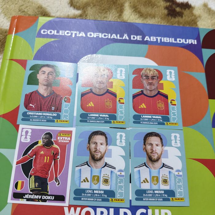 Stickers și cartonase mondial 2026