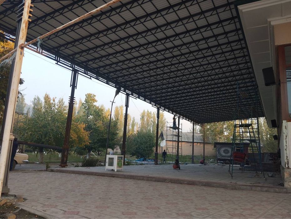 СВАРКА хизматини таклиф киламиз! Навес, Дарвозалар ясаб берамиз