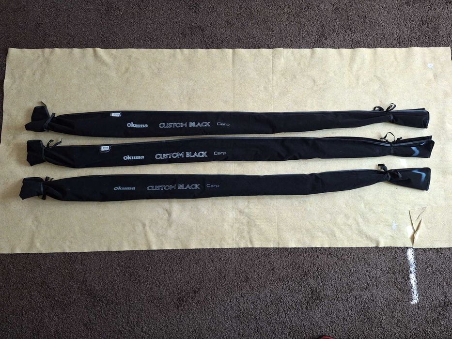 Set 3 Lansete Okuma Custom Black 3.60m/3.5lb, din 2 segmente