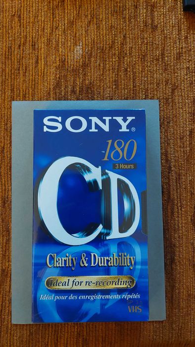 Casete sony 180 cd