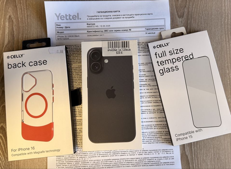 Iphone 16 128GB Black НОВ
