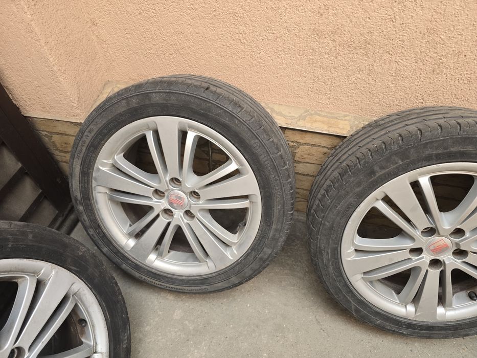 Jante  Seat Ibiza VW Polo  Skoda Fabia , 5x100 și 7 j et 43 cu 215/45R16 6J0601025D  Model Fabula, echipate cu cauciucuri de vara