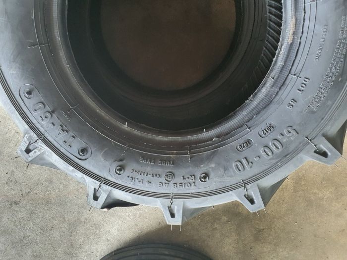 cauciucuri noi 5.00-10 de tractiune petlas de motocultor 3CTS