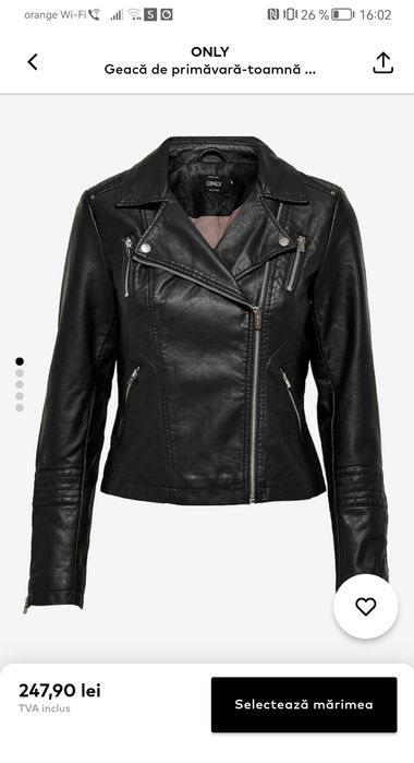 Geaca primăvara toamnă, noua, marimea 34