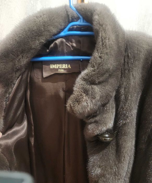 Шуба норковая  до колен