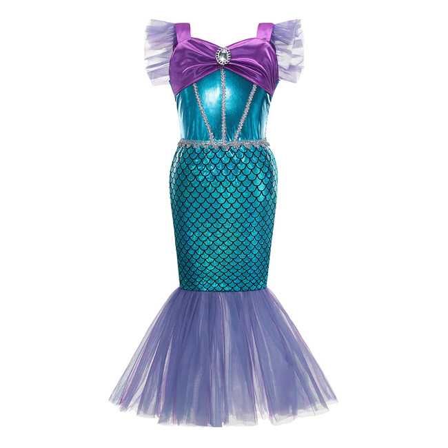 Рокля на Ариел Малката Русалка + Подарък Коронка