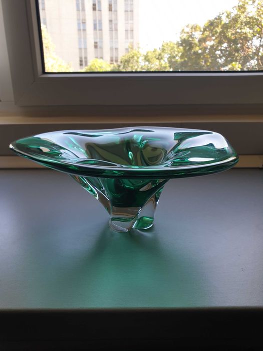Superb centru de masa / fructiera din sticla de Murano