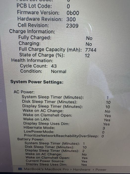 Apple MacBook Pro 16 2019 (i7/16GB/512GB/5300M/43 cycle)