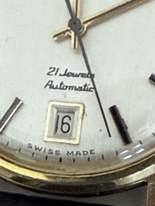 Ceas rotay automatic placat cu aur