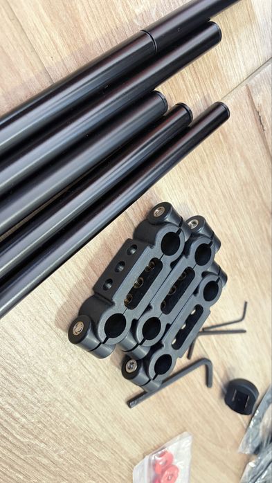 PROAIM / Filmcity Shoulder Rig profesional + MB-600 Matte Box – kit complet 15mm