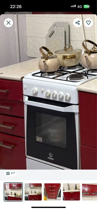 Газ  indesit буу у хорошом состоянием