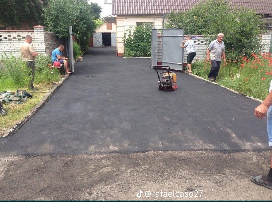 Укладка асфальта