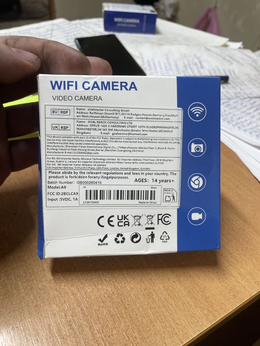 Мини камера wifi