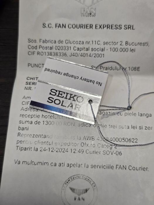 Seiko SNE098 Solar – ceas bărbătesc elegant, calitate japoneză, set complet